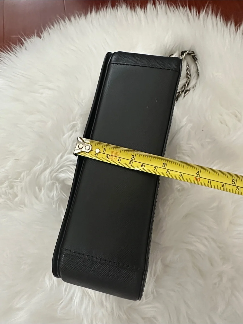 Tory Burch Black Leather Crossbody with Gold-Tone Logo